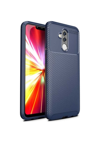 Huawei Mate 20 Lite Kilif Karbon Silikon Case 389460319