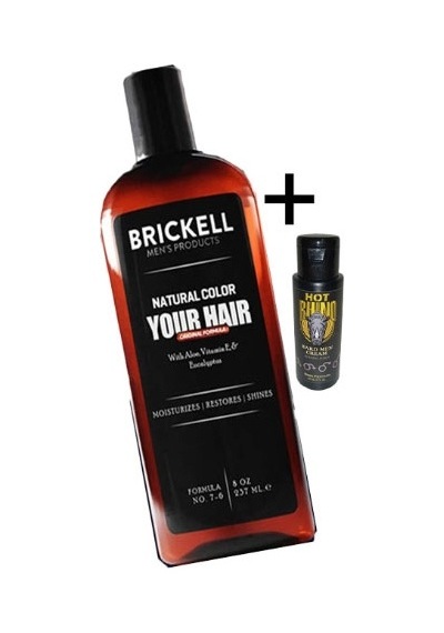 Brickell Erkeklere Saçsakal Beyazlıkgiderici 237 Ml Şampuan + Hotrhino Seksperformans 60 Ml