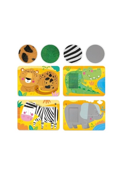 Headu 4 Tactıle Puzzlee Wıld +2 Yaş