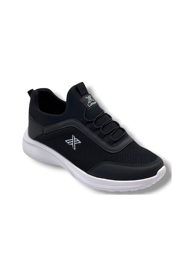 Luttoon 4194-26 Anorak Slip On Anatomik Erkek Sneaker Siyah Beyaz