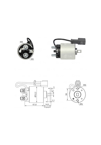 Zm 719 Marş Otomatiği 12v Nıssan Infınıtı - Maxıma