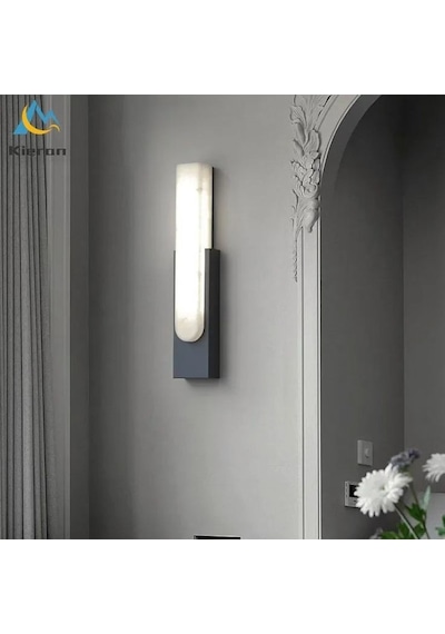 2 Adet 10 Watt, 3200 Kelvin Dekoratif Led Aplik İç Ve Dış Mekan Aydınlatma Armatürü Led Duvar Apliği Gün Işığı - Sarı