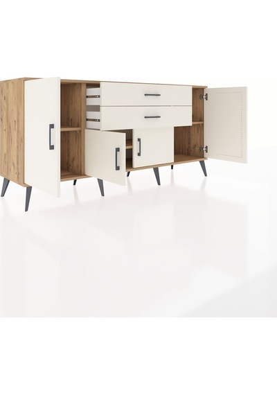 Hyperion Konsol 3 Raflı 2 Çekmeceli 4 Kapaklı 176x44x83 Çam-aytaşı Aytaşı Hyperion Konsol 3 Raflı 2 Çekmeceli 4 Kapaklı 176x44x83 Çam-aytaşı Aytaşı