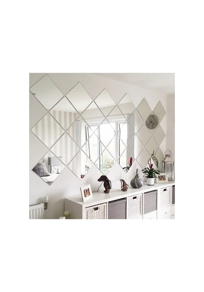 Enc Home 20x20 Kare Ayna Gümüş