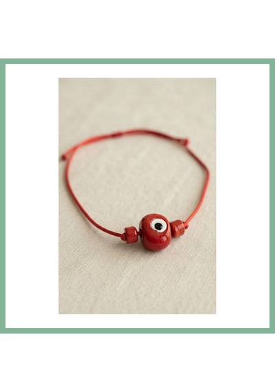 Bşkvirgo Handmade Bohem Kırmızı Nazar Kolye Bsk2026