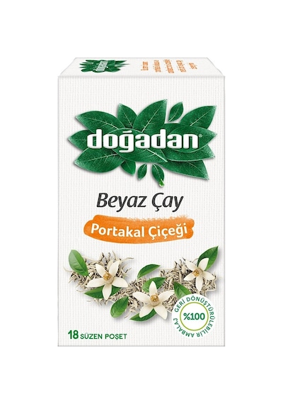Doğadan Beyaz Çay 18'li Portakal Çiçeği - Büyülü Bohça Serisi 6'li Avantaj Paketi - 6 Adet Tarı 18 L