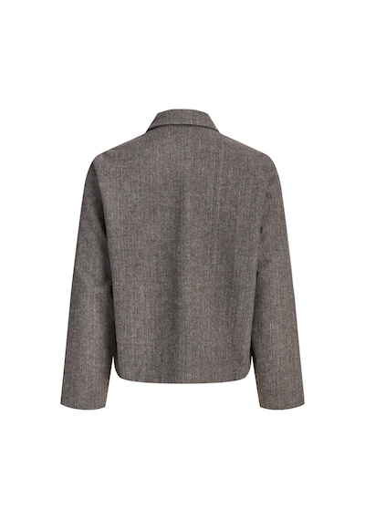 Jack & Jones Erkek Ispanyol Yaka Cep Detayli Gömlek Ceket - Salamanco - 12300441 Kahverengi