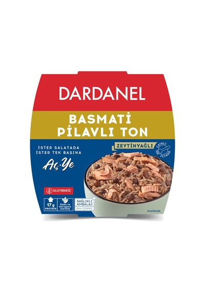 Dardanel Basmati Pilavlı Ton Aç - Ye 160 G - 6 Adet Tarı