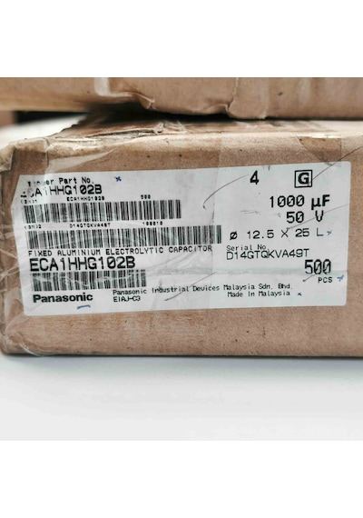 Eca1hhg102b 1000mf 50v 12.5x25 105 30 Adet
