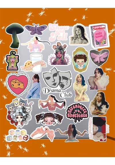 Melanie Martinez Sticker Seti Laptop Ajanda Pc Tablet Telefon Defter Etiket Bullet Journal Diğer
