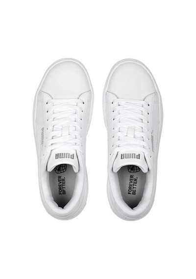 Puma 40617501 Smash Platform V3 Tdp Whıte Sılver Kadın Sneaker Beyaz