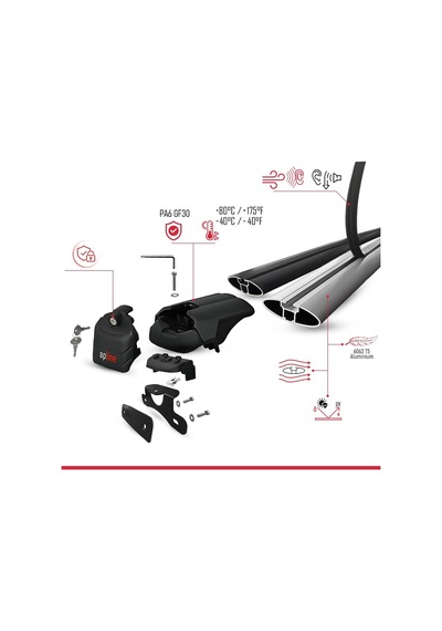 Accessorypart Honda Cr-v 2012-2016 Arası İle Uyumlu Ace-2 Ara Atkı Tavan Barı Siyah