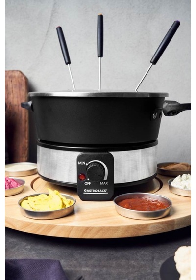 Fondue Set 1,8 L Yapışmaz Tencere Ve 8 Li Paslanmaz Sos Kabı İle Premium Set