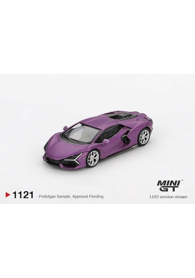 Mını Gt 1:64 Lamborghini Revuelto Viola 30th Matte Diecast Model Araba Mgt01121 Beyaz