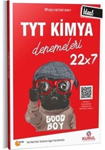 TYT İdeal 22x7 Kimya Denemeleri QR Kod Çözümlü / Kolektif