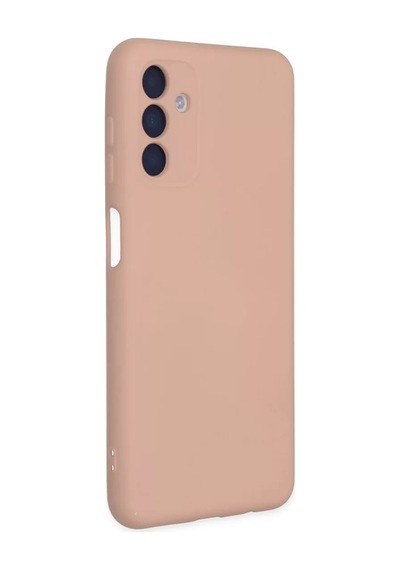 Newface Samsung Galaxy A04s Kılıf Nano İçi Kadife Silikon - Pudra