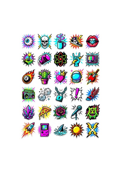 Seyahat Dünya Retro Sticker Seti 150 Adet - 5'li Mega Paket - Laptop Defter Ajanda Etiketi Çok Renkli