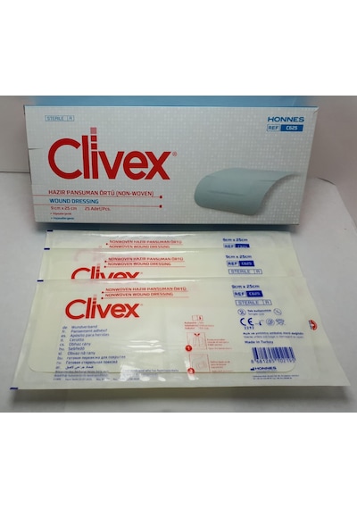 Hazır Pansuman Örtü Non-woven 9cmx25cm 25adet C625