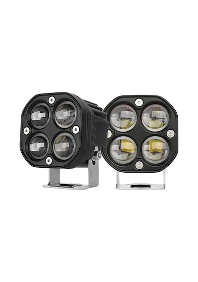 3'' Beyaz Led Spot Uzun Kısa Off Road, Motosiklet Sis Farı Çalışma Lambası 12-24v 40w