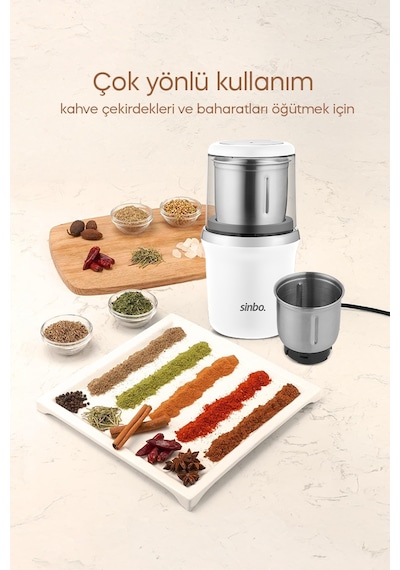 Sinbo SCM-2982 Kahve & Baharat Öğütücü