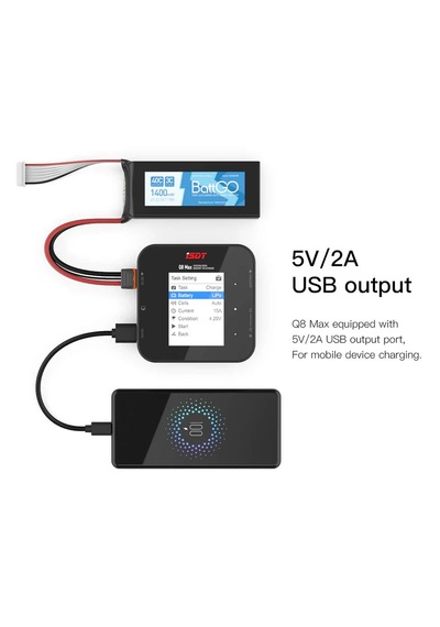 İsdt Q8 Max 500w Akıllı Lipo Şarj Aleti