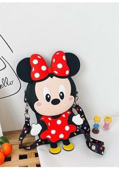 Minibuki Minnie Mouse Kız Çocuk Silikon Çanta Cüzdan Siyah - 270284968 Siyah
