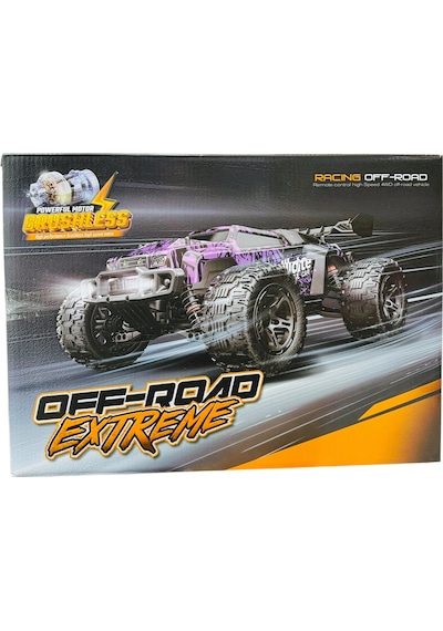 1:10 Scale 4wd Brushless Rc Araba - 60+ Km/h Yüksek Hızlı Araba - Off-road Extreme Adventure Turuncu