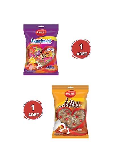 Karışık Ve Misbon Sütlü Bayram Şekeri 375 Gr X 2 Adet