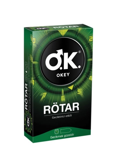 Okey Rötar - Geciktirici Kremli Prezervatif 10'lu - 7 Adet Tarı