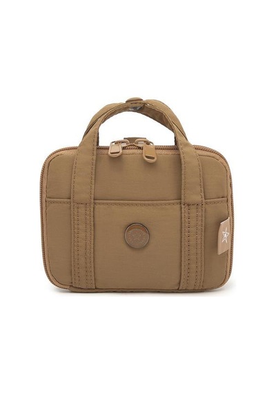 Smart Bags Mikro Poly Kumaş Askılı Mini Boy Kadın Cüzdanı 3346 Kahve
