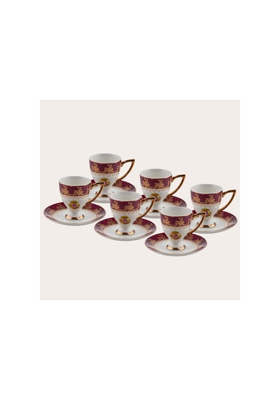 Wınterlıng Porzellan 23067-4 Lady Red 6'lı Kahve Fincanı Çok Renkli