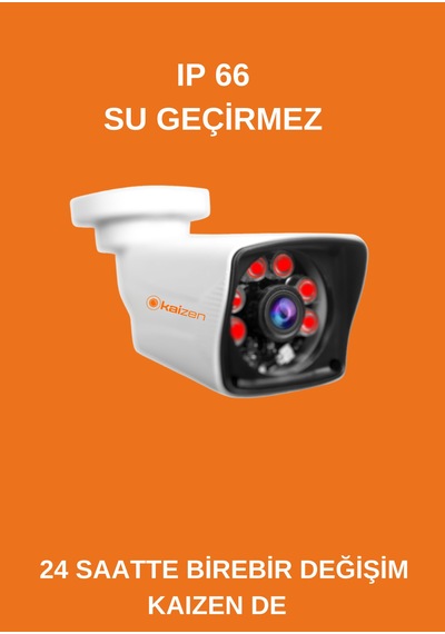 Kazıen 4 'lü 5 Mp Full Hd Yüz Ve Araç Tanımalı Kamera Sistemi Set