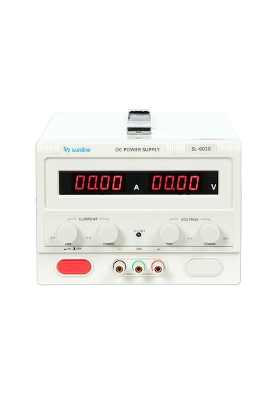Sunline SL-6010S 60V 10A Tek Çıkışlı Dc Dijital Ayarlı Güç Kaynağı