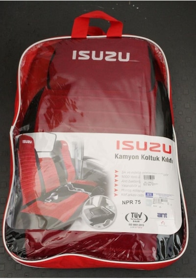 Isuzu Npr-Nqr Koltuk Kilifi  (Bordo-Siyah)1997-2010 Model 417913841