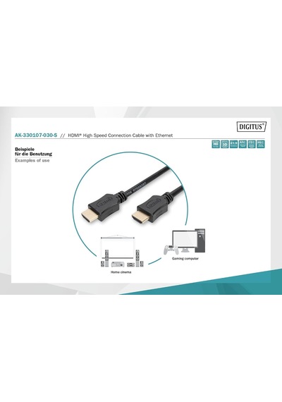 Ak-330107-030-s 3 Metre Hdmı Kablo Altın