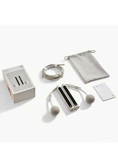 Mijia Smart Skipping Rope 2 Akıllı Atlama İpi Led Ekran Bluetooth 5.1 Ayarlanabilir 3 Metre Bej