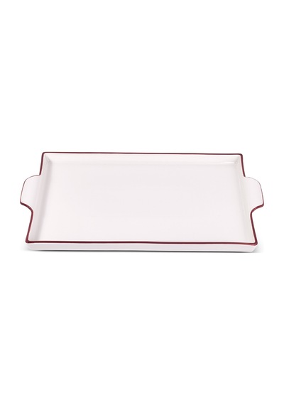 Aryıldız Bird Red 15 Parça Tepsili Oval Kahvaltılık Çok Renkli