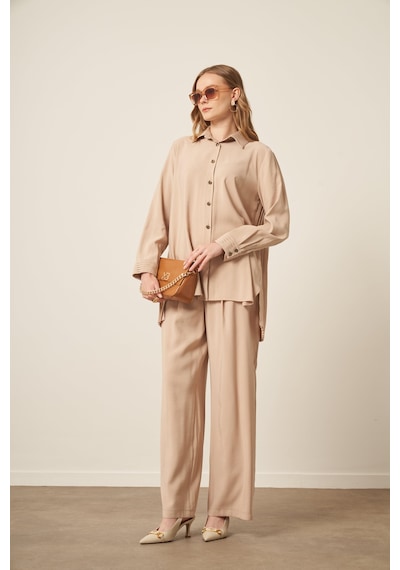 Ftz Women Kadın Kupra Takım Beige 31124 Beige