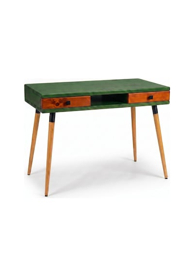 Mobenta Modest Desk: Masif Çalışma & Laptop Masası 2 Çekmece 1 Bölme - 120x60 Ye-bk Yeşik-bakır Mobenta Modest Desk: Masif Çalışma & Laptop Masası 2 Çekmece 1 Bölme - 120x60 Ye-bk Yeşik-bakır