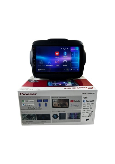 Jeep Renegade 2014-2023 Pioneer 4-64 Tam Profesyonel Oem Multimedia 9"