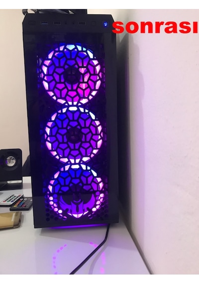 Gametech Zeus Perans  Ön Panel Düz Model-Siyah