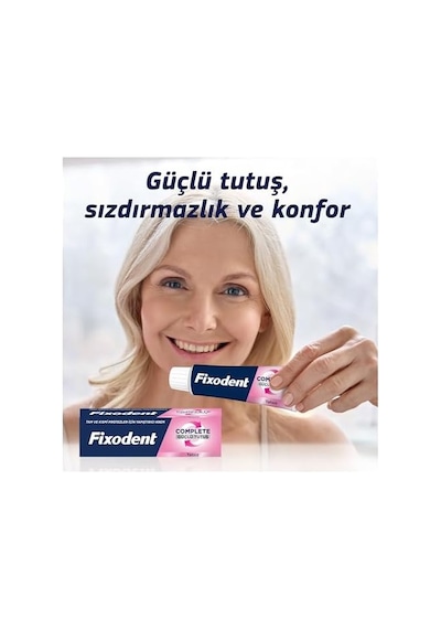 Complete Tatsız Diş Protezi Yapıştırıcı Krem 47 G