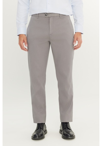 AC&Co / Altınyıldız Classics Erkek Grı Pamuklu Comfot Fit Rahat Kesim Yan Cepli Armürlü Casual Esnek Pantolon Gri AC&Co / Altınyıldız Classics Erkek Grı Pamuklu Comfot Fit Rahat Kesim Yan Cepli Armürlü Casual Esnek Pantolon Gri