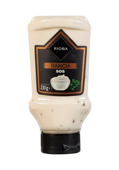 Rıoba Ranch Sos 230 G Pratik Sıkılabilir Şişede Tüketime Hazır 4'li Avantaj Paketi - 4 Adet Tarı