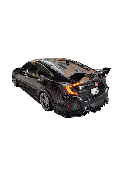 Honda Civic Fc5 Yüksek Spoiler / Spoyler Plastik Kanat