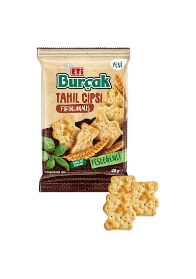 Burçak Fesleğenli Tahıl Cipsi 40 G X 14 Adet