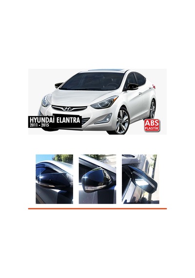 Elantra Sinyalli Batman Ayna Kapağı Piano Black / 2011-2015