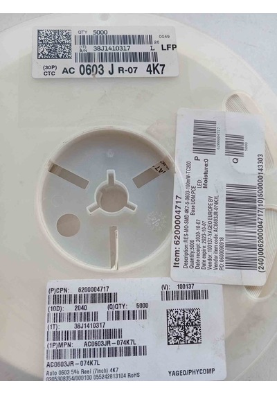 Ac0603jr-074k7l 4k7 603 Osram Direnç 1000 Adet