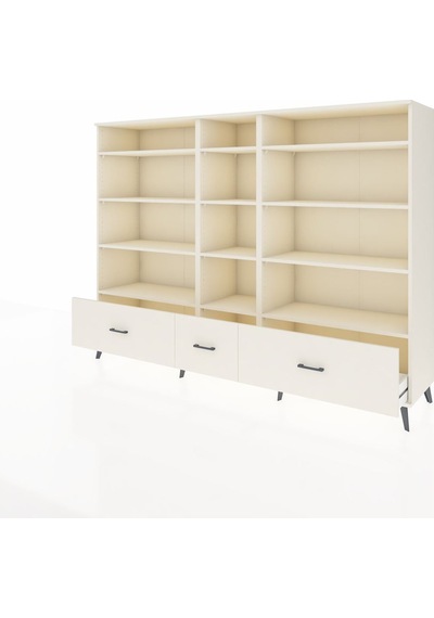 Hyperion Dolap 12 Raflı 3 Çekmeceli 220x44x163 Aytaşı-aytaşı Aytaşı-aytaşı