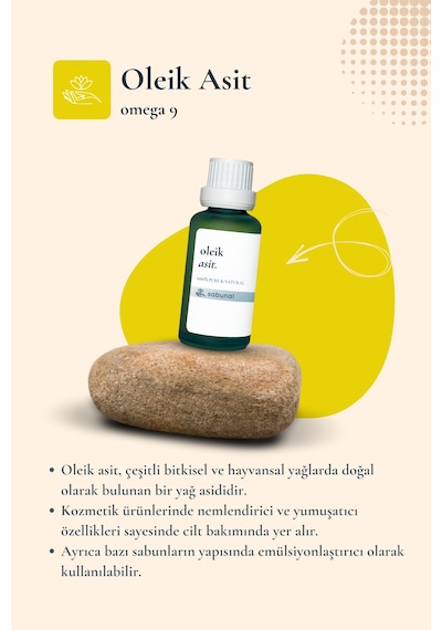 Oleik Asit Serumu 30 Ml - Saç Ve Cilt İçin Nemlendirici Serum